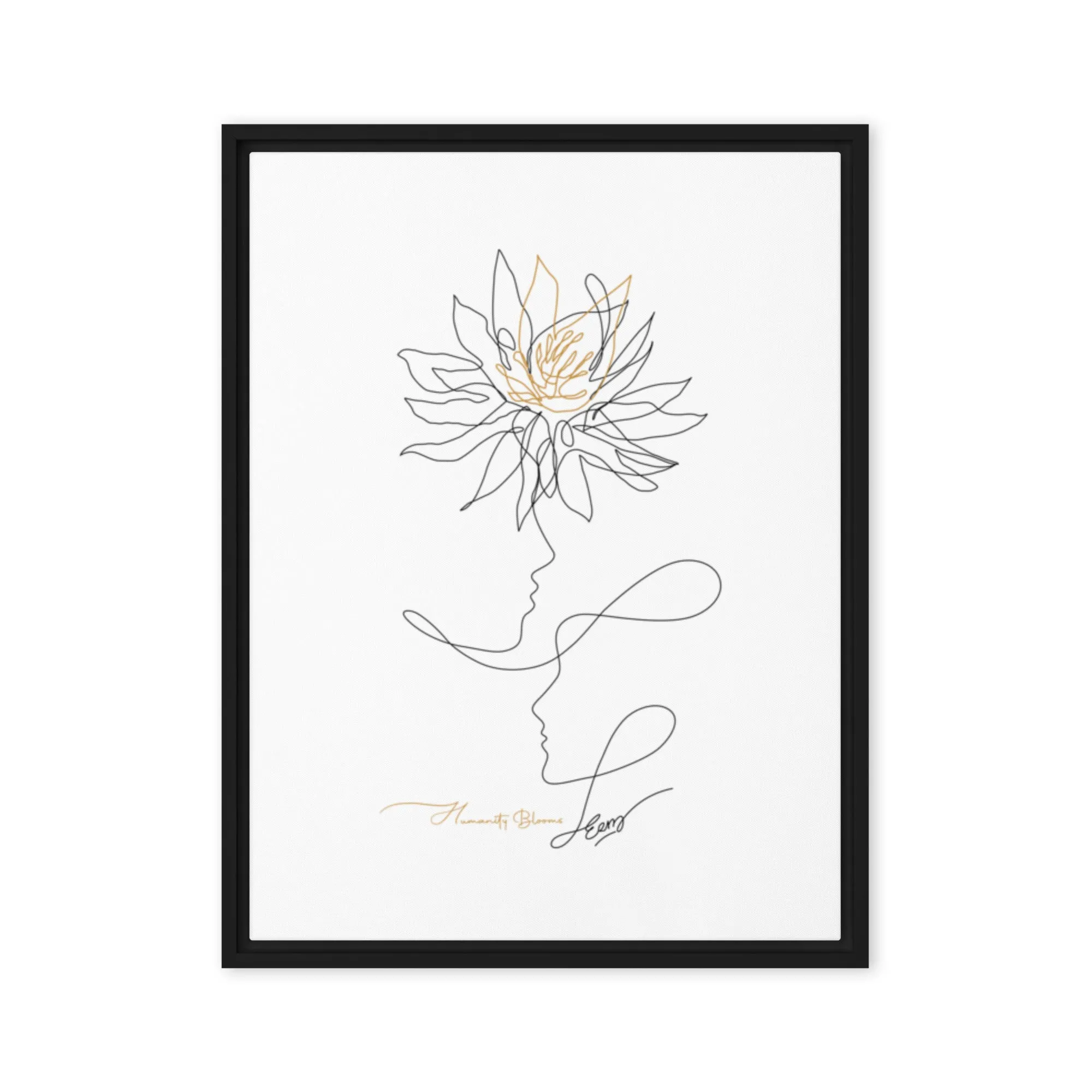 Humanity Blooms Canvas Print