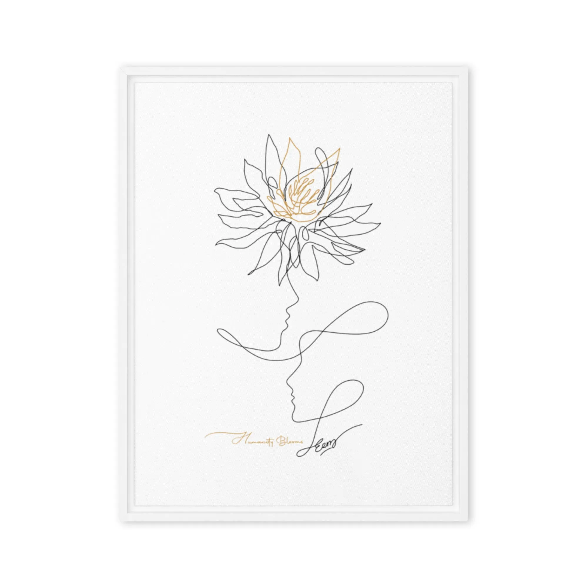 Humanity Blooms Canvas Print