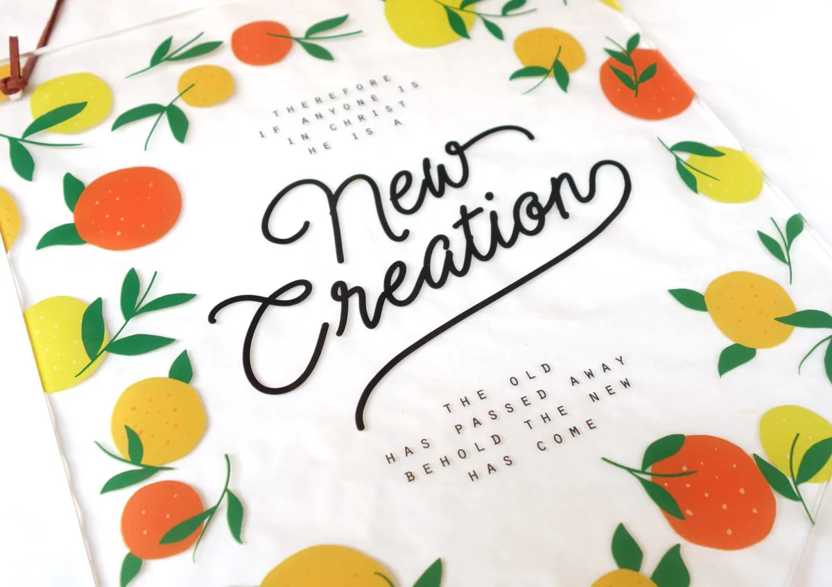 In Christ He Is A New Creation {Banner}