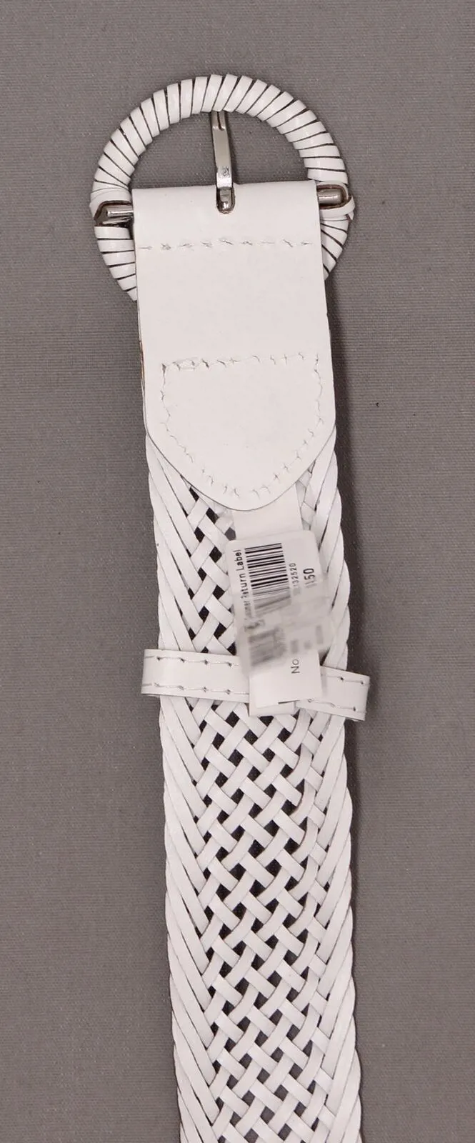 INC International Concepts Women's Woven Braid Wrapped Buckle Belt