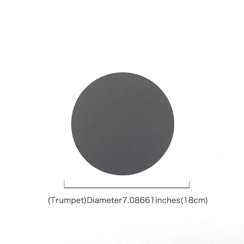 Insulation Oilproof Leather Placemat Western Food Mat Dining Tableware Table Mat Pads Bowl Cup Coaster Kitchen Accessorie
