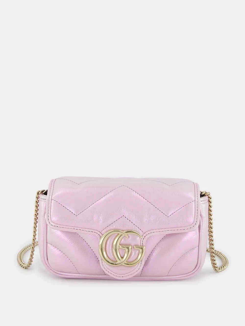Iridescent Pink GG Marmont Bag