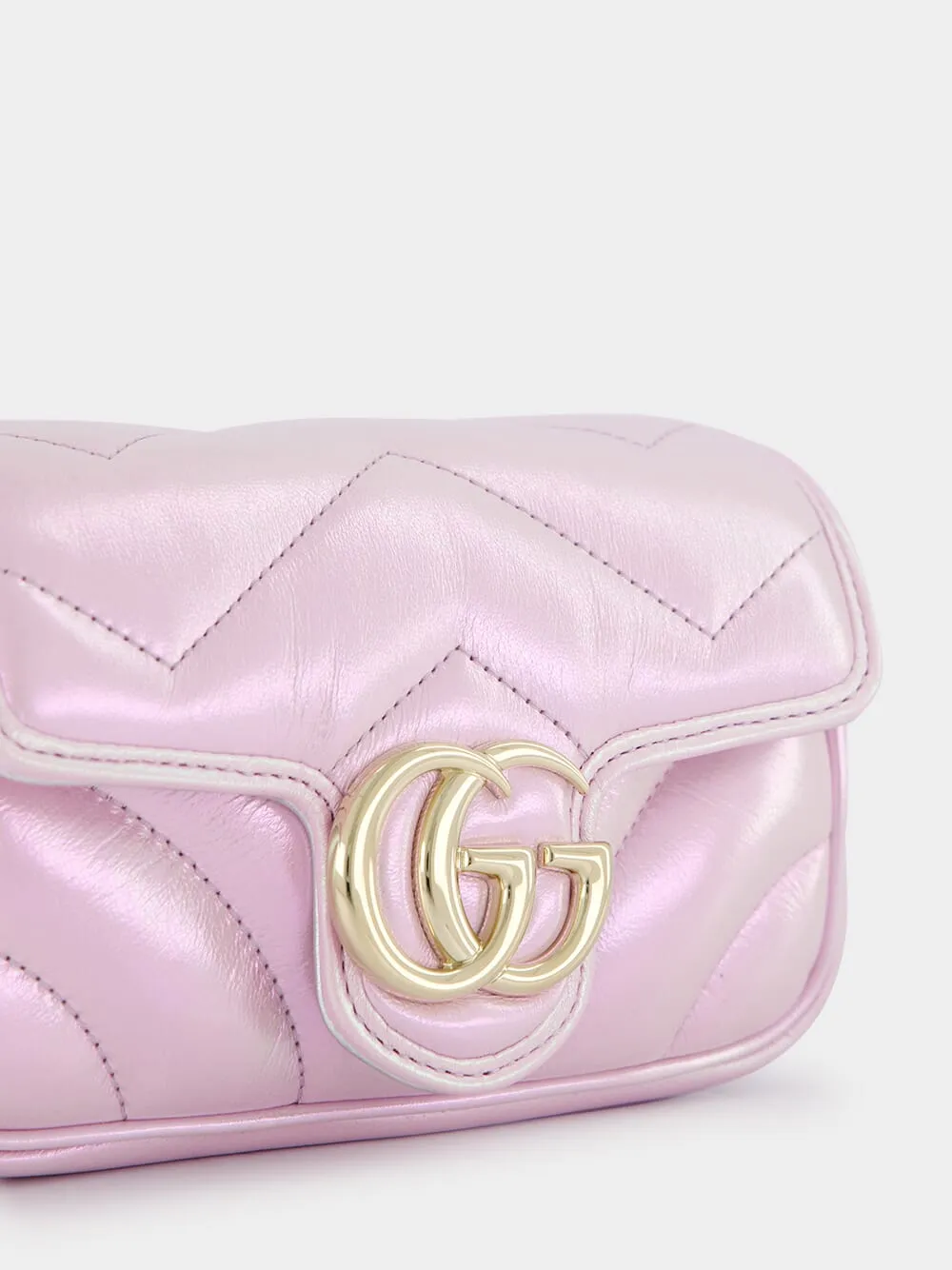 Iridescent Pink GG Marmont Bag