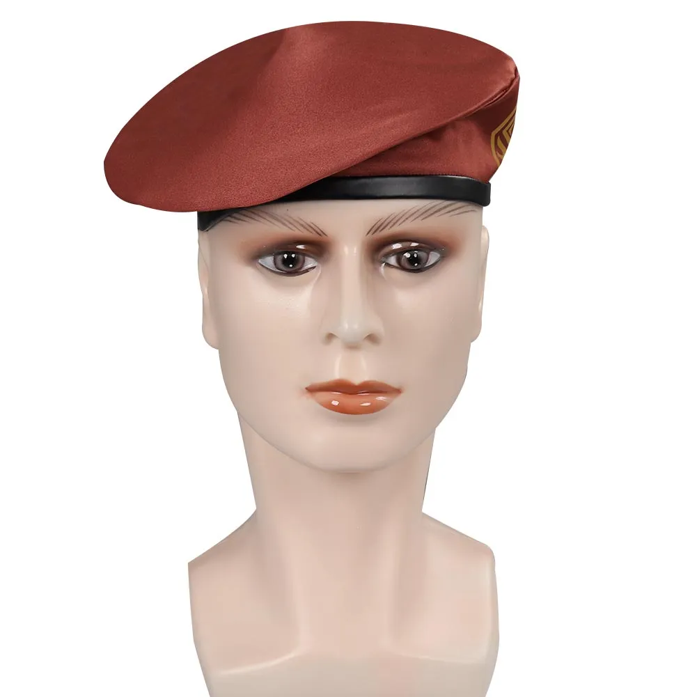 Jack Krauser Resident Evil 4 Remake Cosplay Hat Cap Costume Accessoreis Halloween Carnival Disguise Suit Prop
