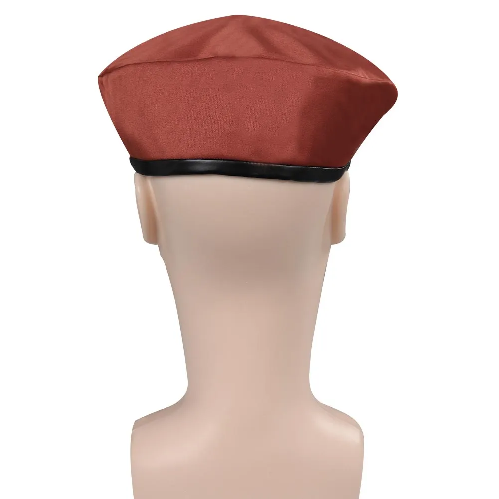 Jack Krauser Resident Evil 4 Remake Cosplay Hat Cap Costume Accessoreis Halloween Carnival Disguise Suit Prop