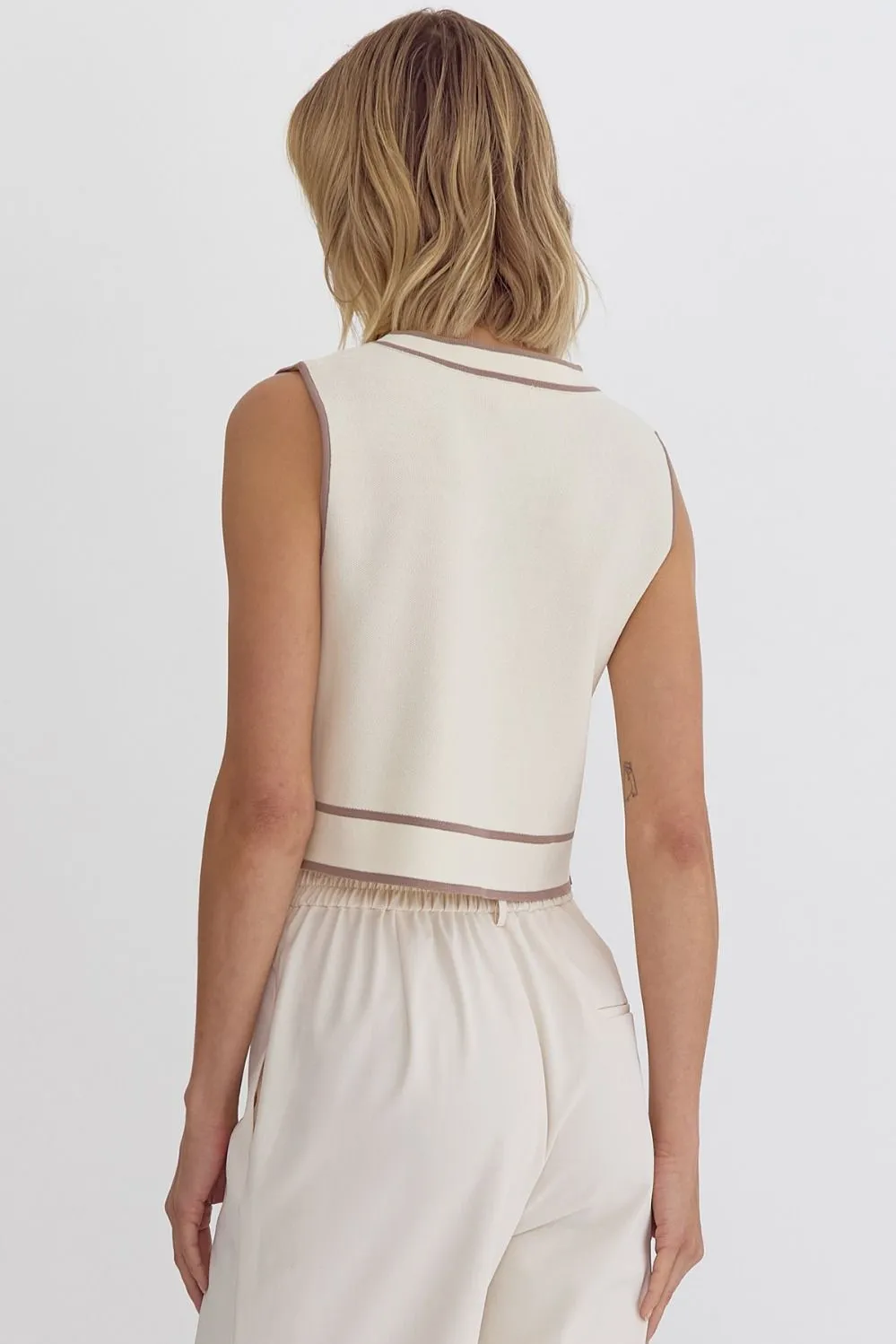 Jella Button Tank Top FINAL SALE