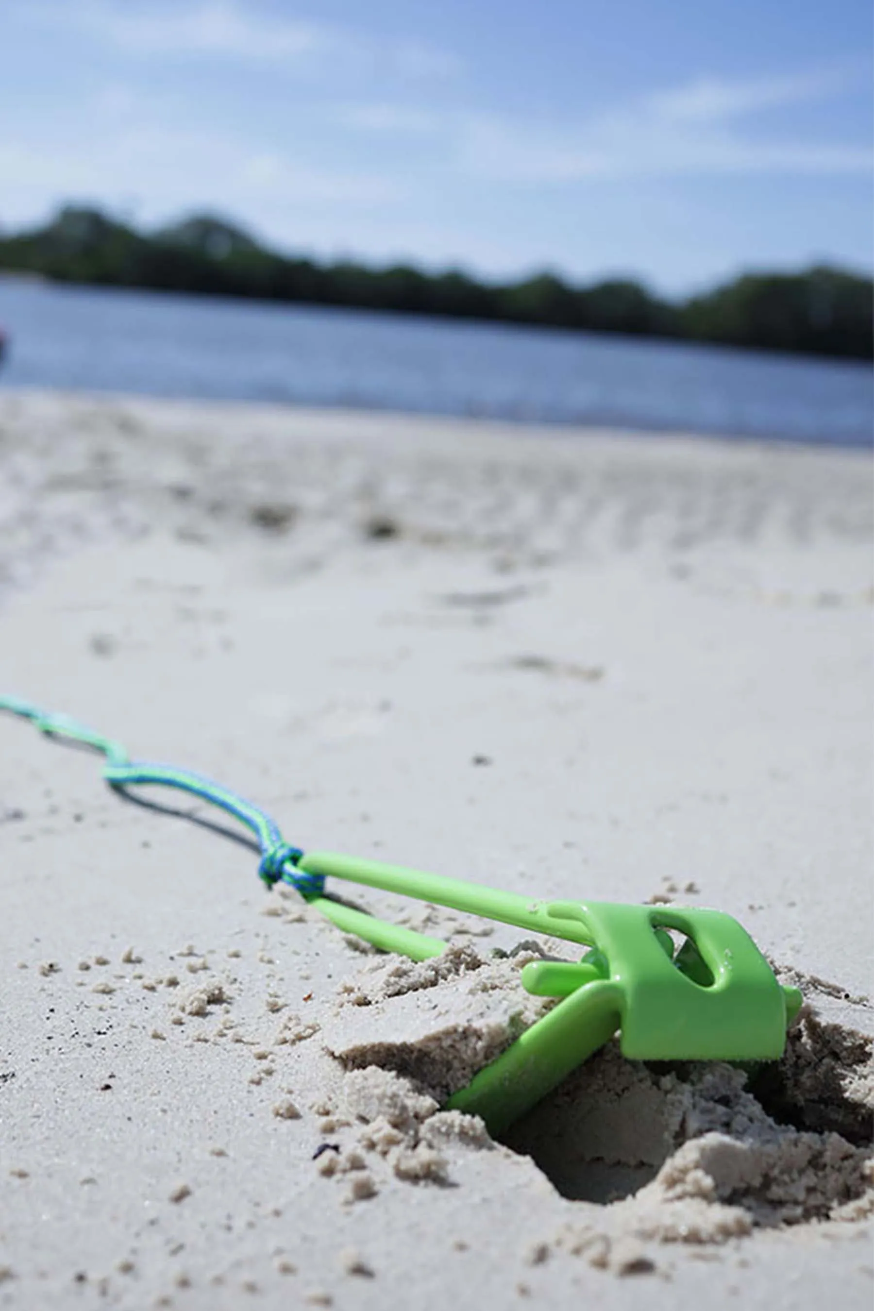 Jetpilot Lightweight Fluke Anchor - Blue/Lime