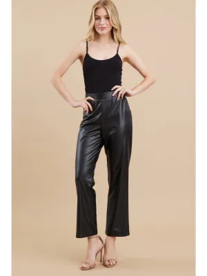 Jodifl Faux Leather Flare Pants
