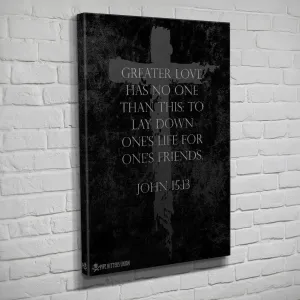 John 15:13 - Canvas
