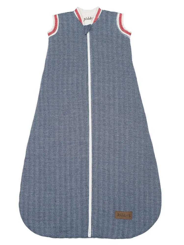 Juddlies - 2.5 Tog Dream Sack Baby Sleeping Bag - Lake Blue - Organic Cottage Collection