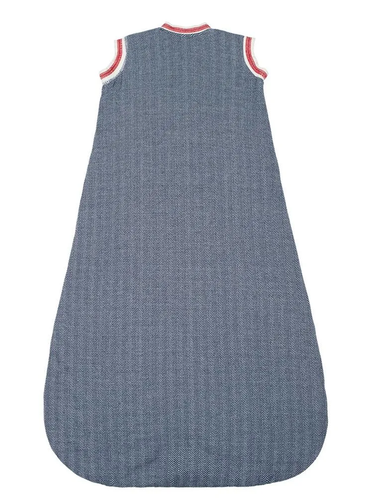 Juddlies - 2.5 Tog Dream Sack Baby Sleeping Bag - Lake Blue - Organic Cottage Collection