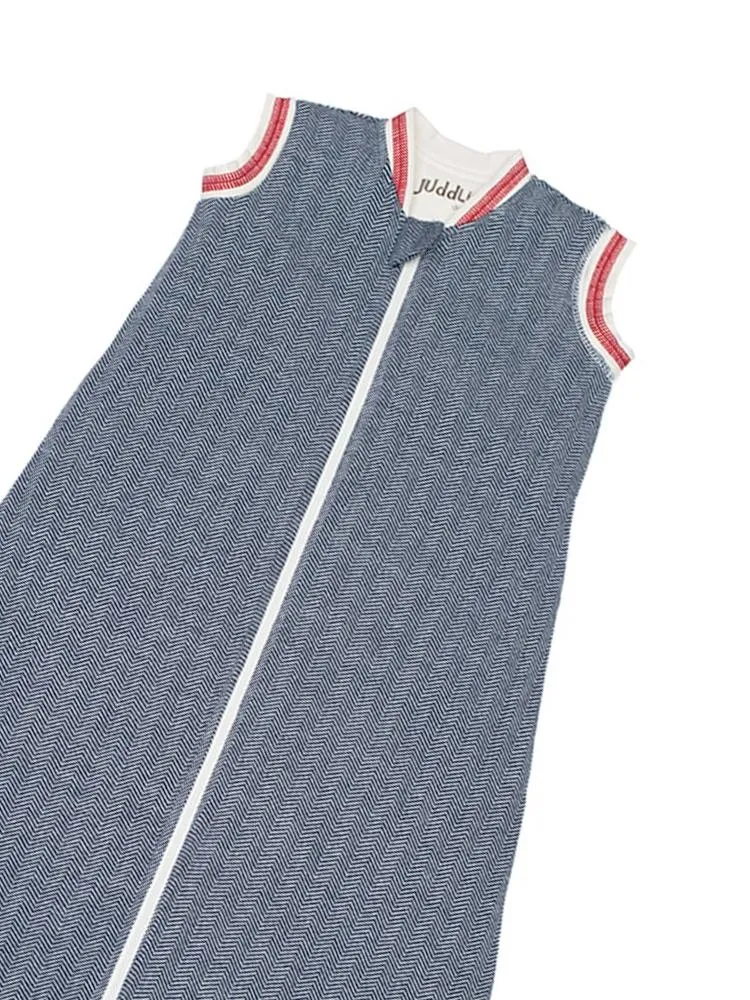 Juddlies - 2.5 Tog Dream Sack Baby Sleeping Bag - Lake Blue - Organic Cottage Collection
