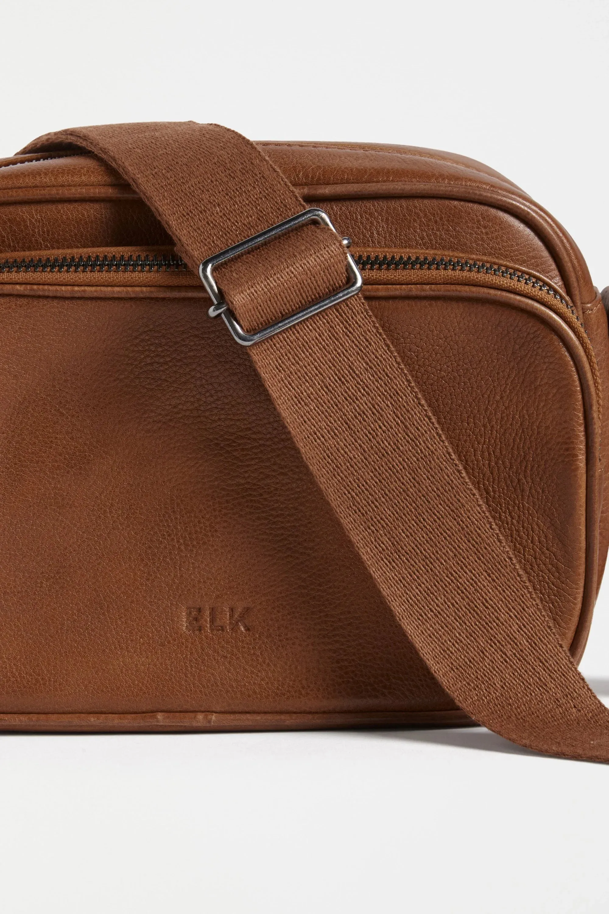 Kassel Leather Crossbody Bag Tan