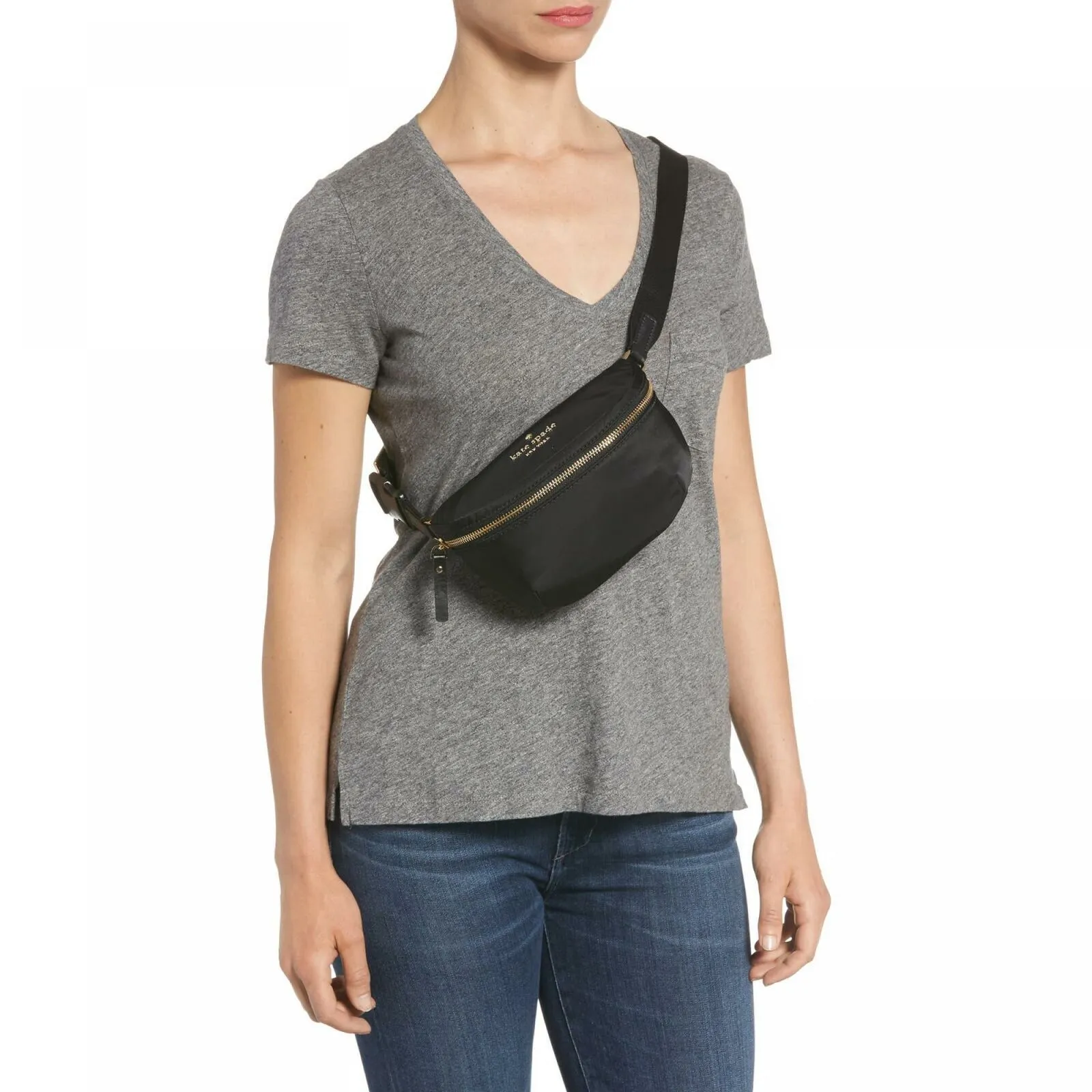 Kate Spade New York Watson Lane Betty Nylon Belt Bag Black