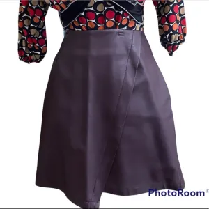 Kenneth Cole NY Faux Leather light purple skirt
