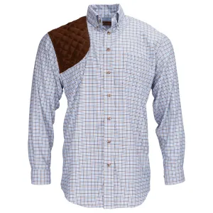 Kevin's Blue/Brown Multi Performance Tattersall Right Hand Long Sleeve Shooting Shirt