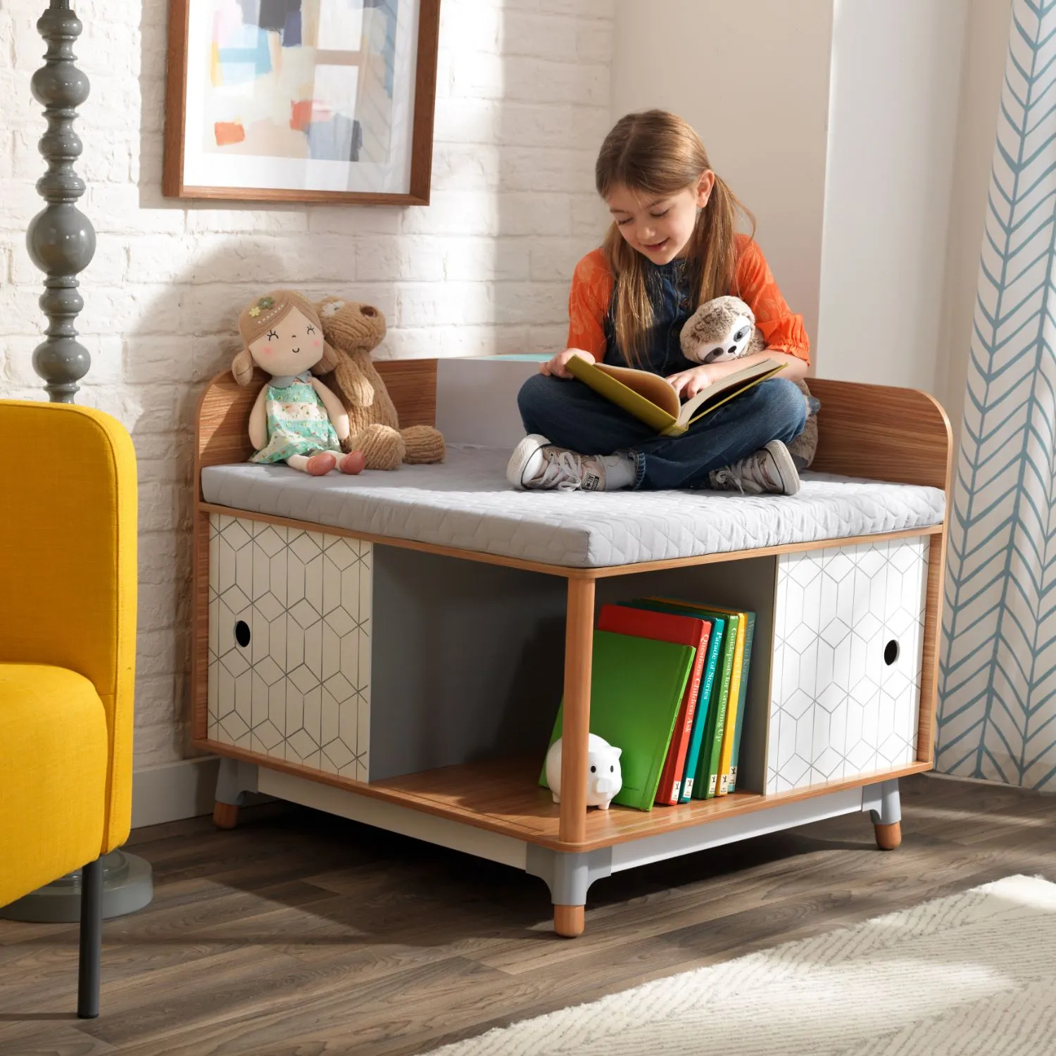 KidKraft Mid-Century Kid Corner Reading Nook