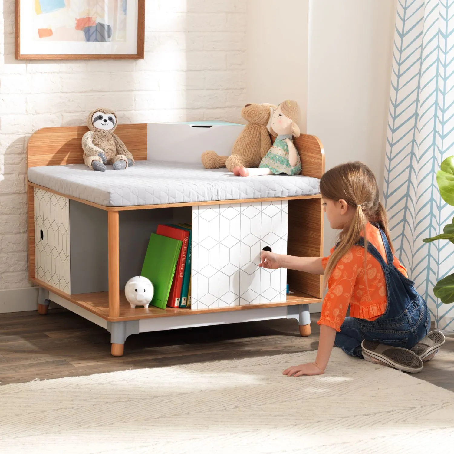 KidKraft Mid-Century Kid Corner Reading Nook