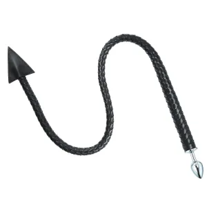Kiotos - Buttplug en Zweep inéén - Devil Tail Buttplug en Gevlochten Singletail 2-in-1 -