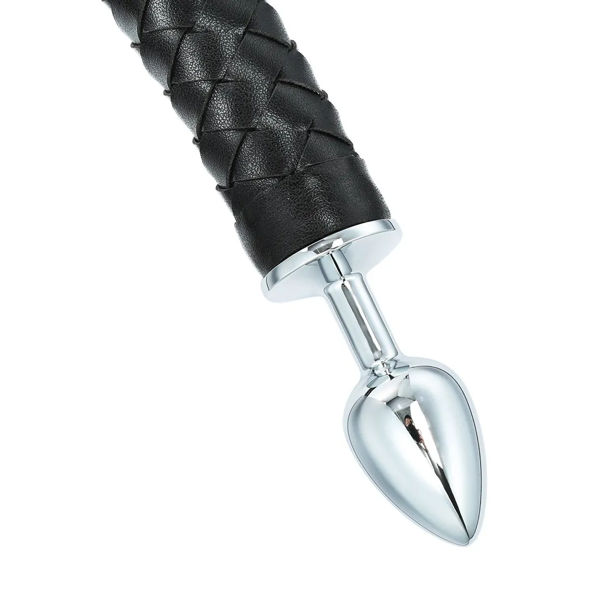 Kiotos - Buttplug en Zweep inéén - Devil Tail Buttplug en Gevlochten Singletail 2-in-1 -