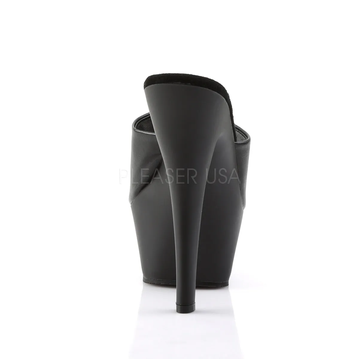 KISS-201  Black Faux Leather/Black Matte