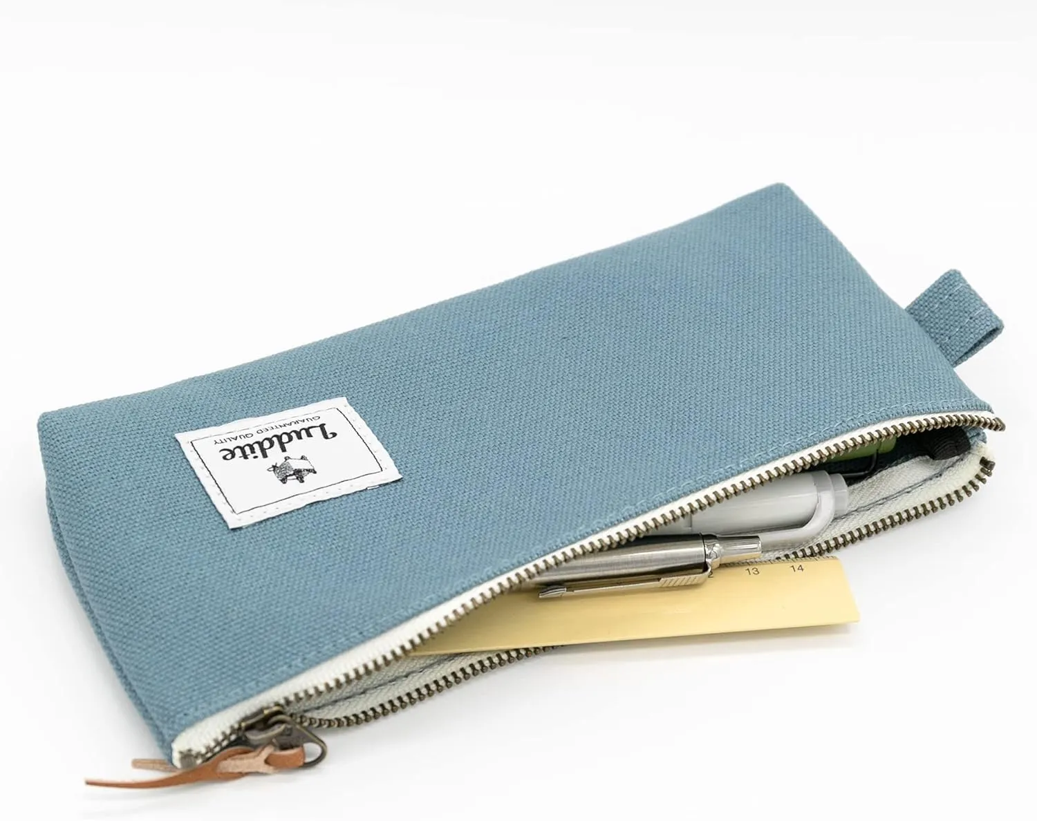 Kurashiki Canvas Pen Case - Yellow