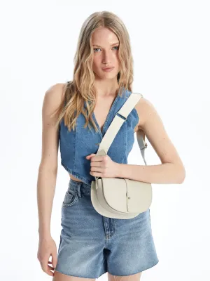 LCW ACCESSORIES

Beige Leather Look Women's Handbag
