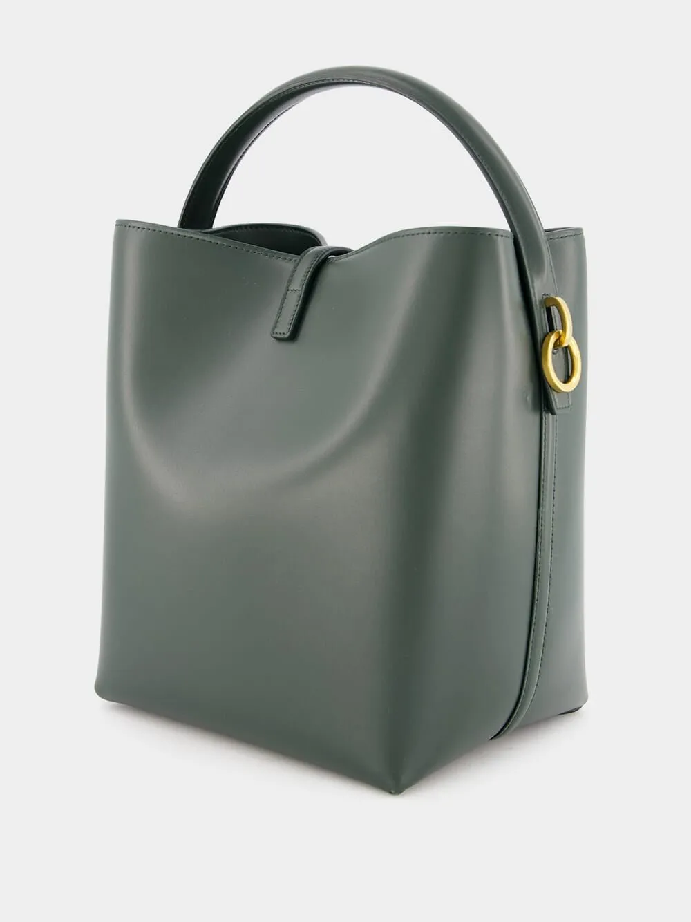 Le 37 Shiny Leather Green Bag