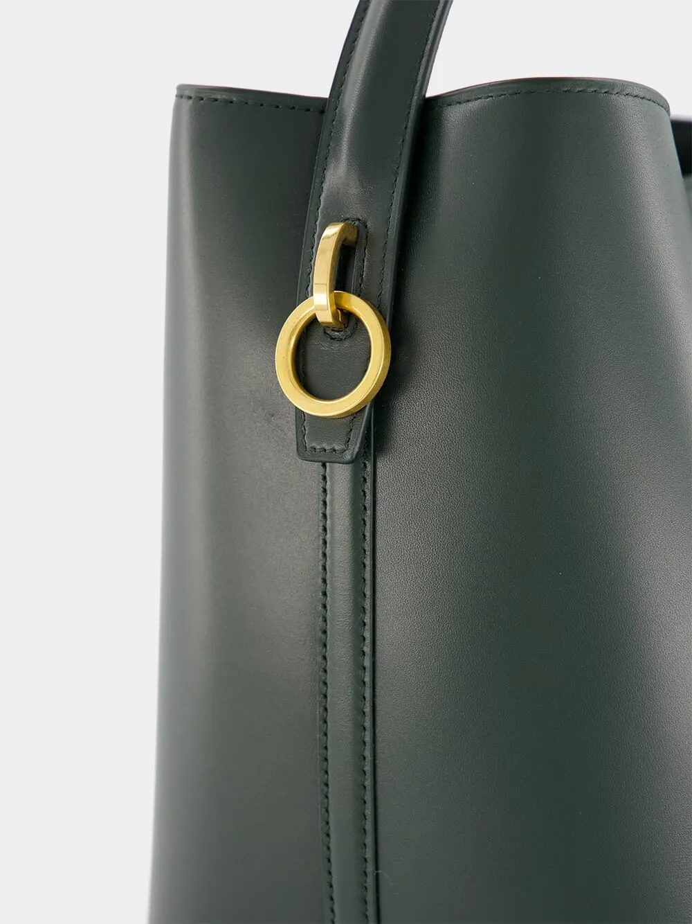 Le 37 Shiny Leather Green Bag