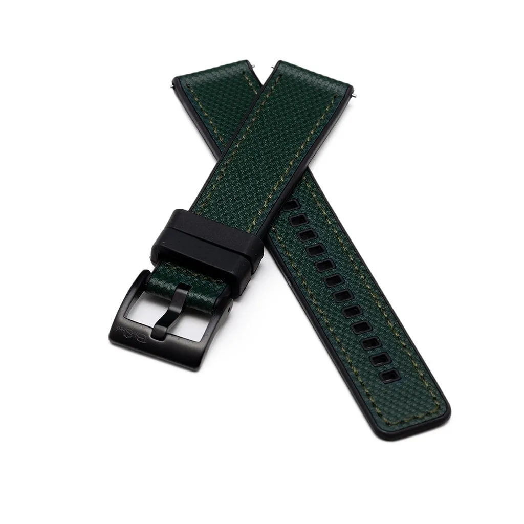 Leather & Rubber - Green