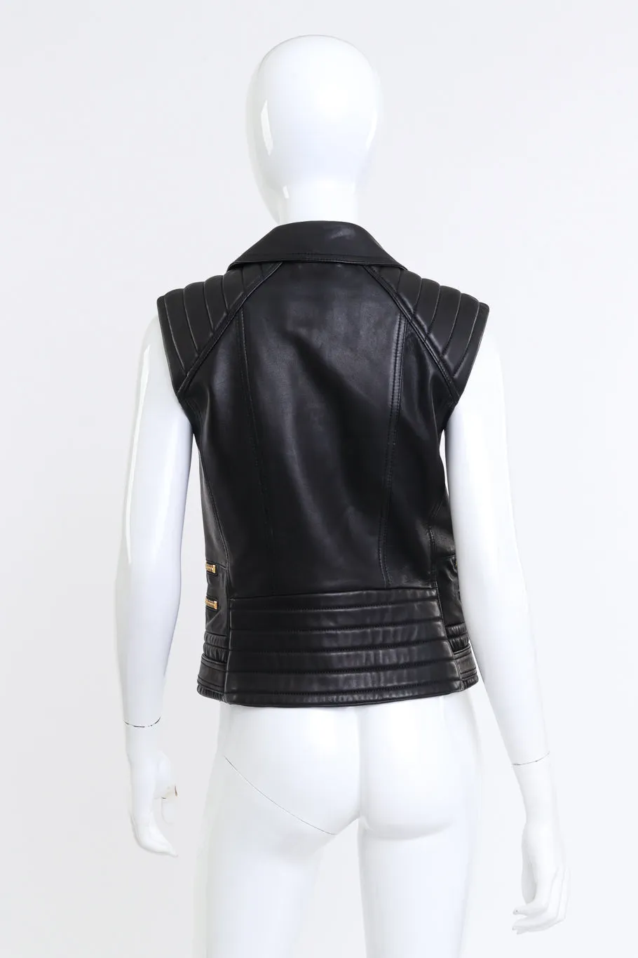 Leather Biker Vest