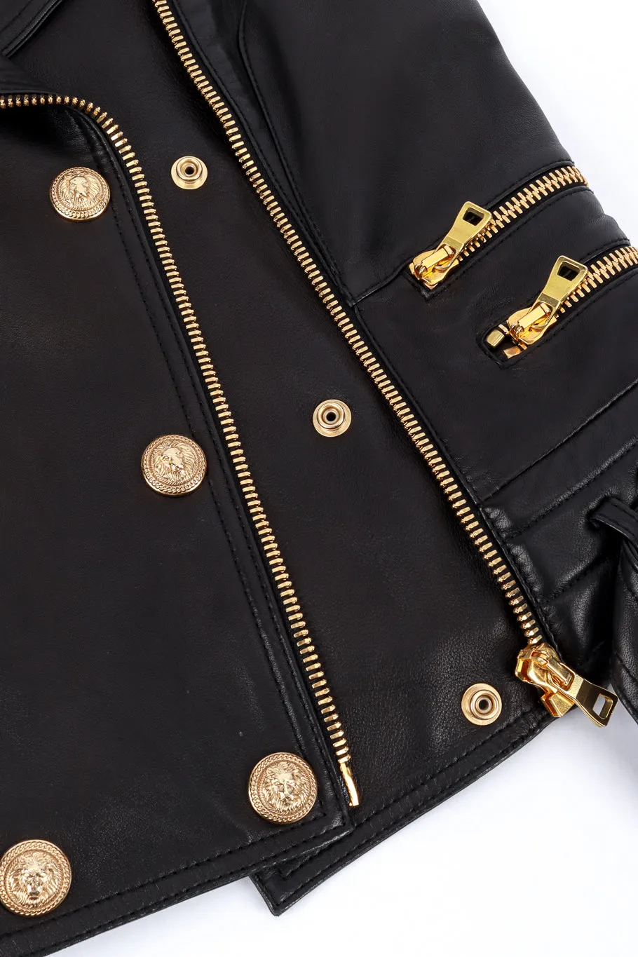 Leather Biker Vest