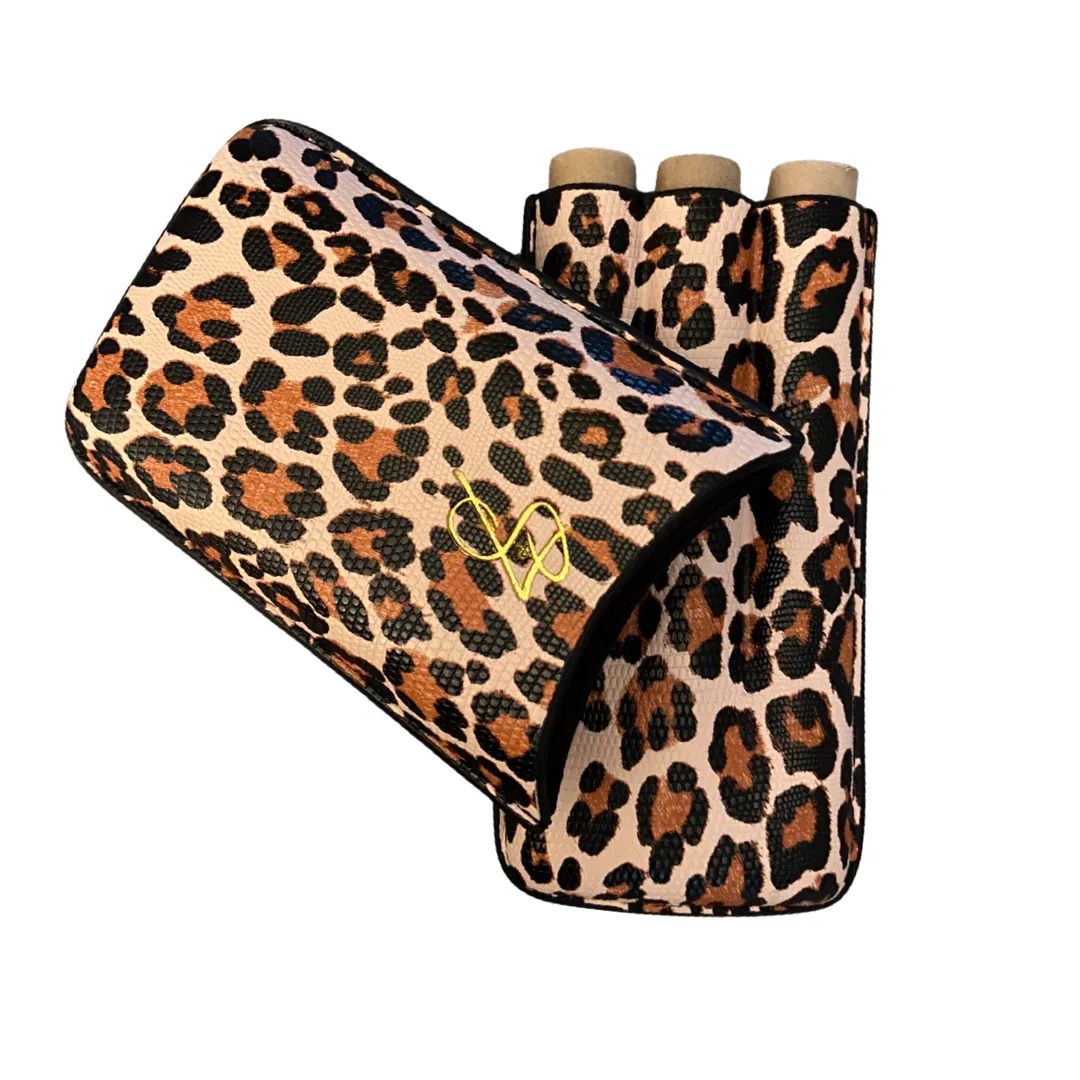 Lit Leopard Cigar Case
