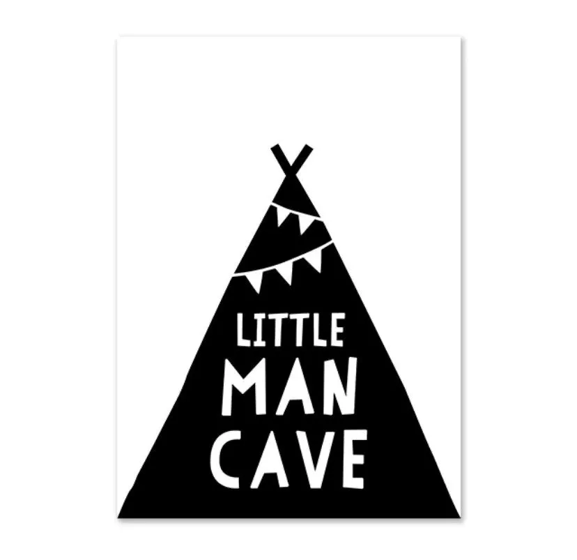 Little Man Cave Canvas Print