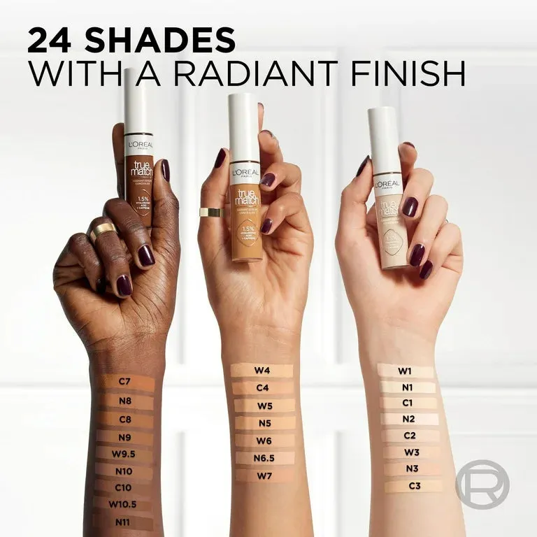 Loreal Paris True Match Radiant Serum Concealer N6.5 Medium Deep