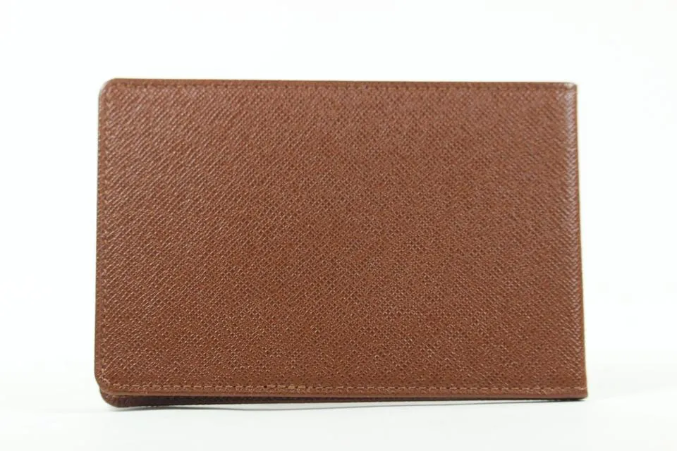 Louis Vuitton Brown ID Holder Card Wallet Insert 1LZ1104