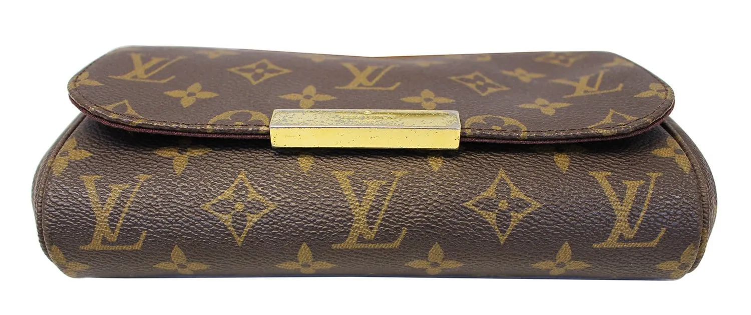 LOUIS VUITTON Crossbody Bag Used Monogram Canvas Favorite PM