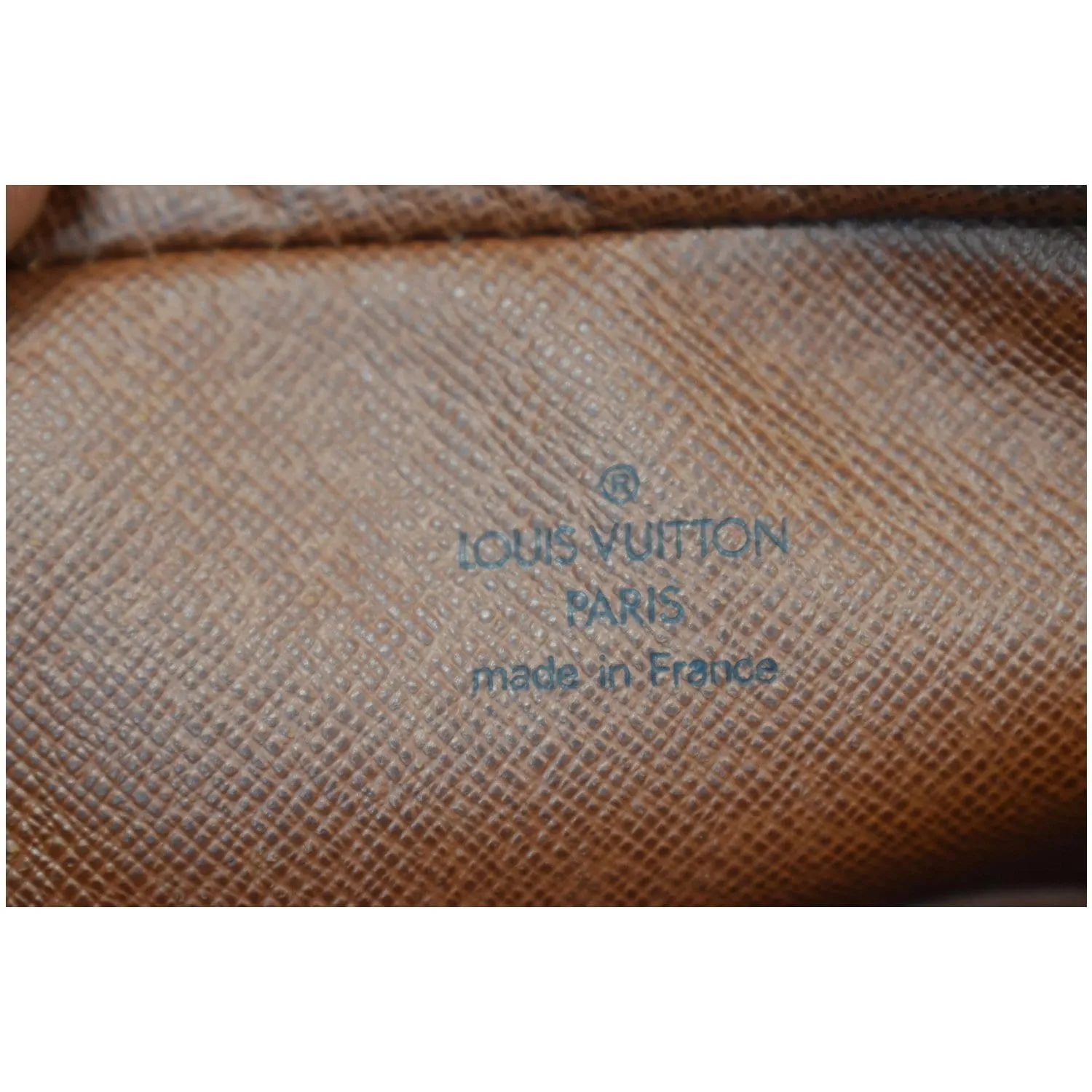 LOUIS VUITTON Danube Monogram Canvas Crossbody Bag Brown