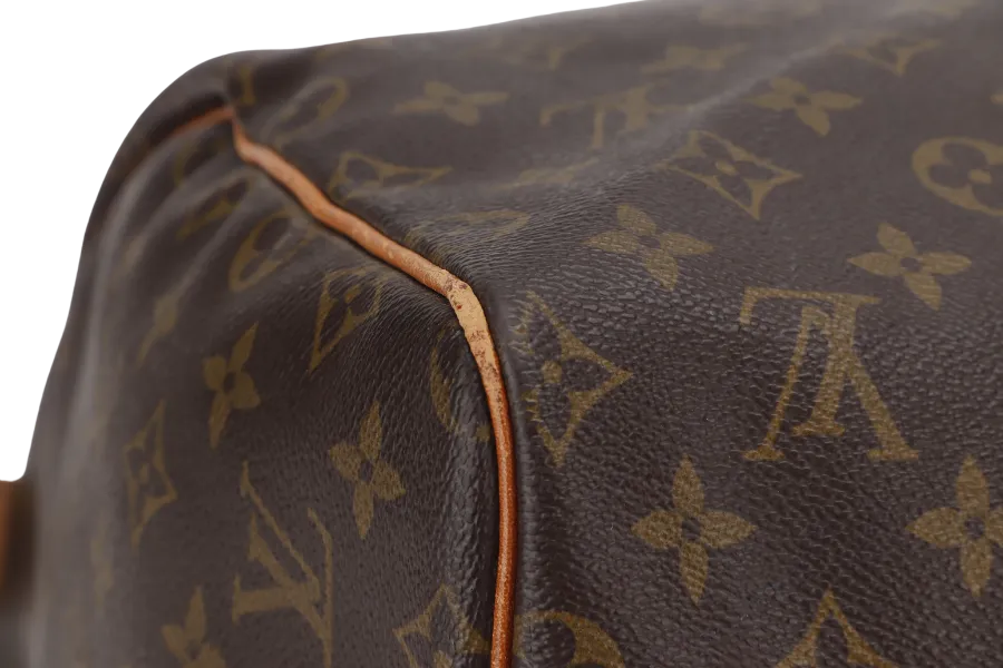 LOUIS VUITTON KEEPALL 55 MONOGRAM CANVAS GOLD HARDWARE WITH DUST COVER