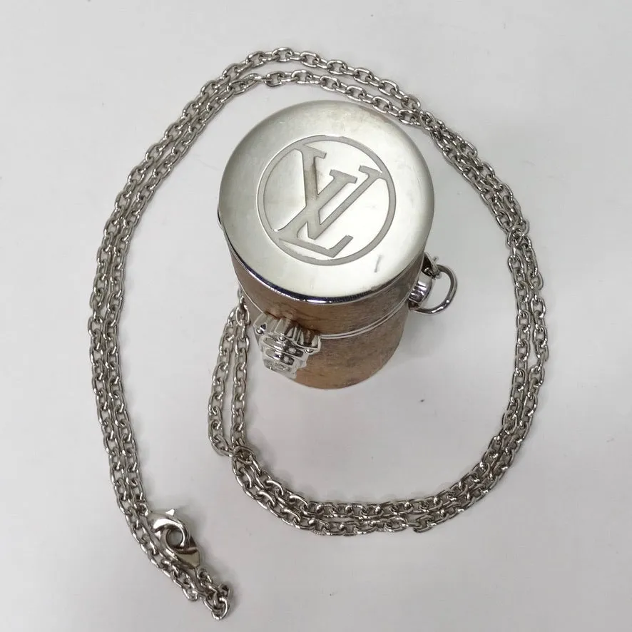 Louis Vuitton Lipstick Case on Chain Reverse Monogram Canvas