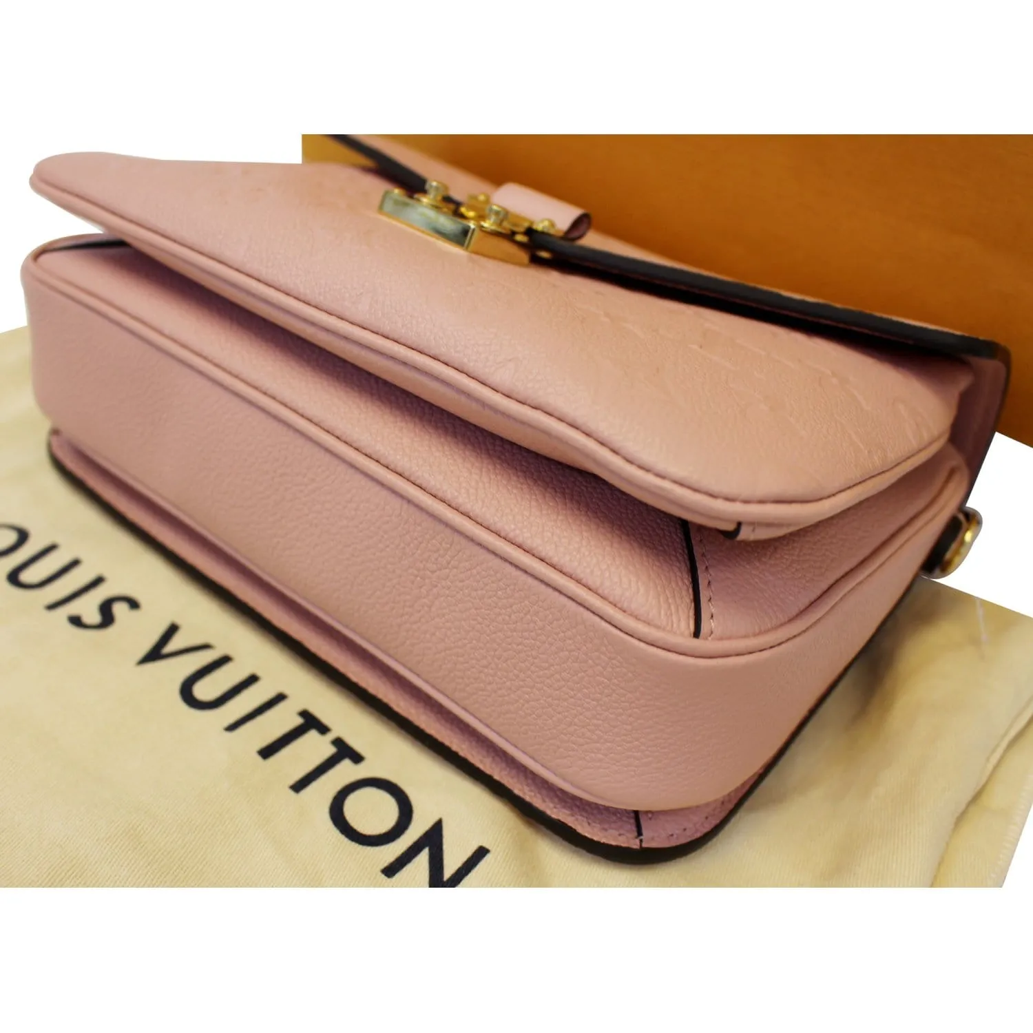 LOUIS VUITTON Metis Pochette Empreinte Crossbody Bag Rose Poudre