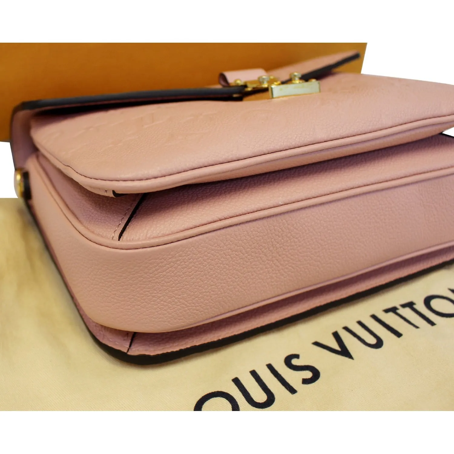 LOUIS VUITTON Metis Pochette Empreinte Crossbody Bag Rose Poudre