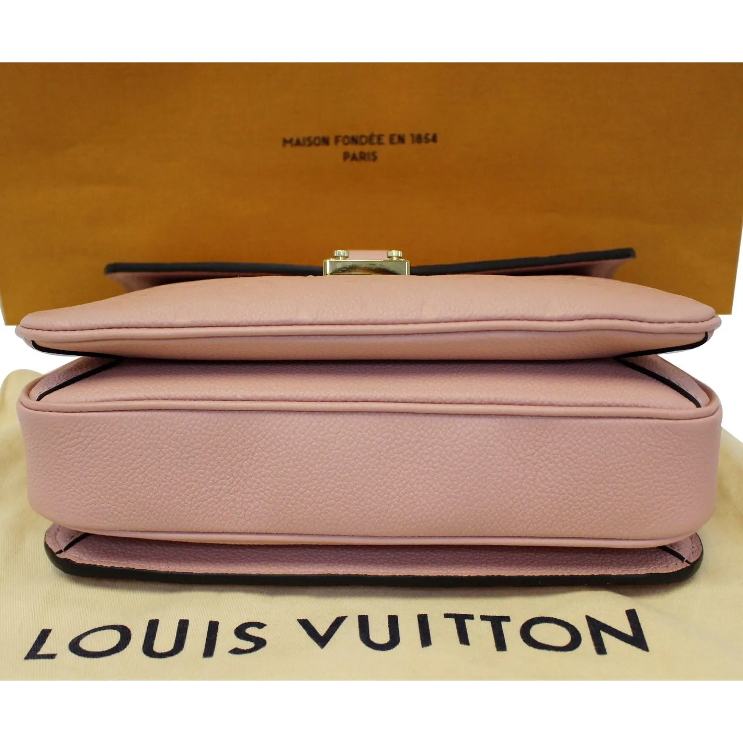 LOUIS VUITTON Metis Pochette Empreinte Crossbody Bag Rose Poudre