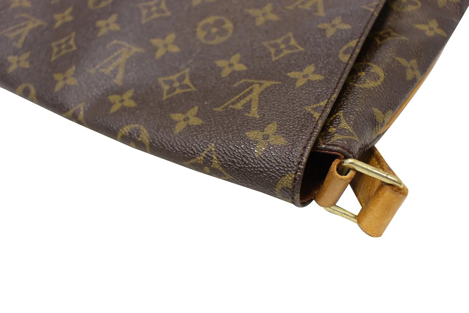 LOUIS VUITTON Monogram Canvas Musette Brown Crossbody Bag