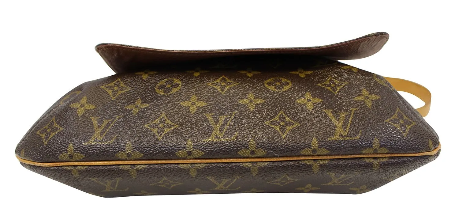 LOUIS VUITTON Monogram Canvas Musette Brown Crossbody Bag