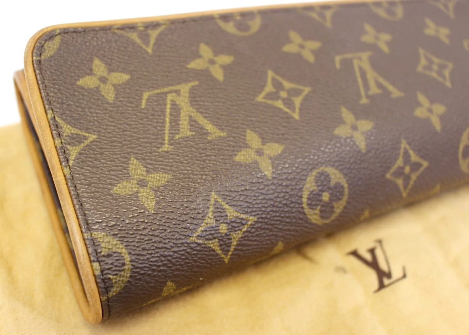 LOUIS VUITTON Monogram Canvas Pochette Twin GM Crossbody Bag