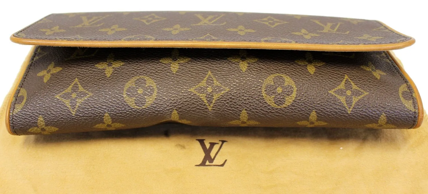 LOUIS VUITTON Monogram Canvas Pochette Twin GM Crossbody Bag