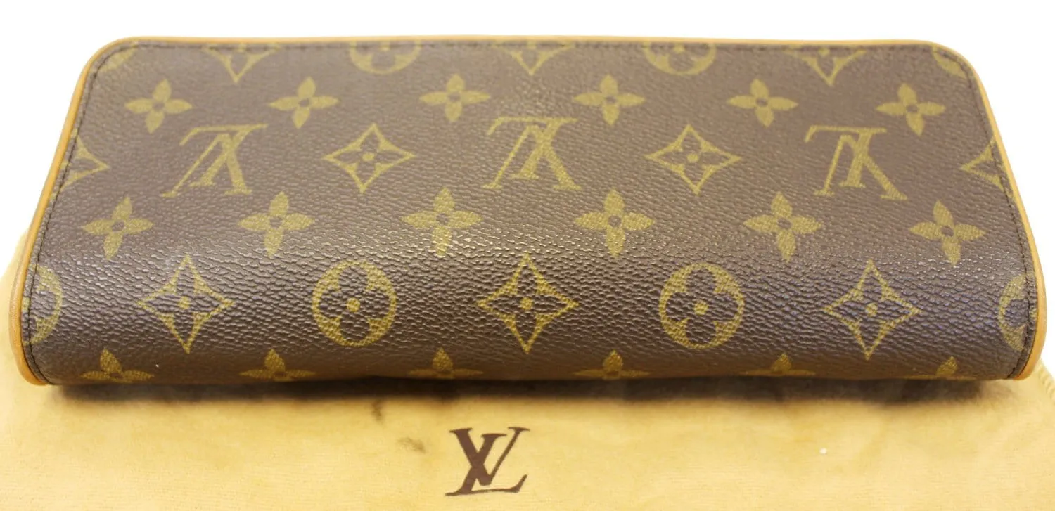 LOUIS VUITTON Monogram Canvas Pochette Twin GM Crossbody Bag