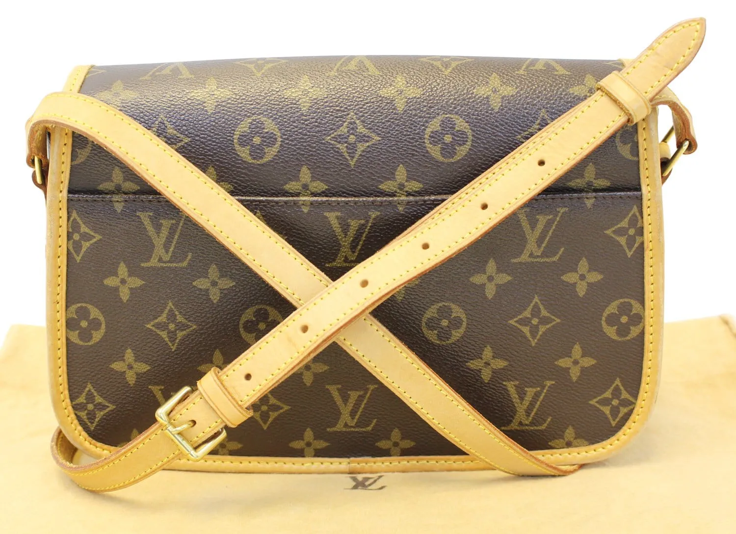 LOUIS VUITTON Monogram Canvas Sologne Crossbody Shoulder Bag
