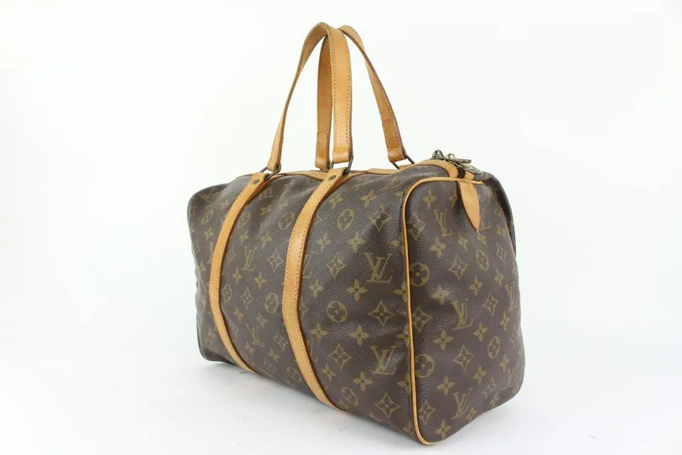 Louis Vuitton Monogram Sac Souple Boston Bag 910lv6